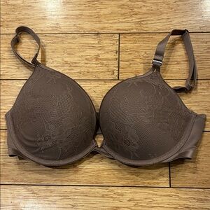 SPANX Brown Lace Pillow Cup Bra Women’s 34D